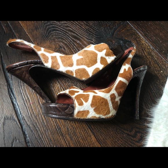 Donald Pliner Couture Leather Platform Slingback - Picture 7 of 9